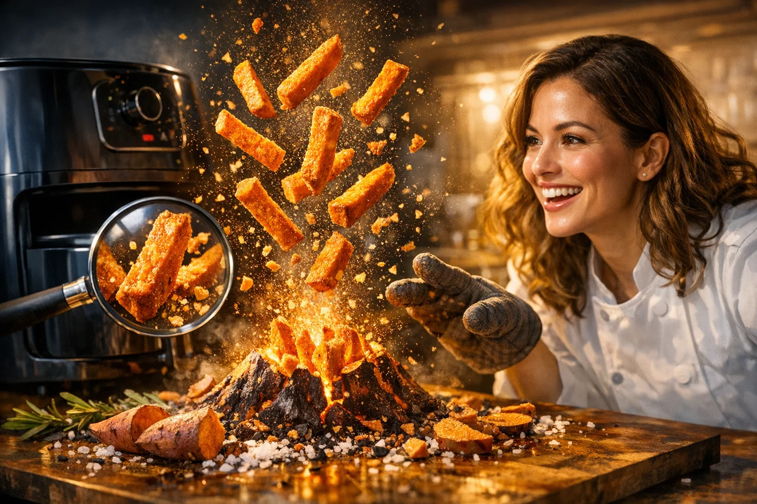 Batata Doce na Airfryer: O Segredo Crocante Revelado!