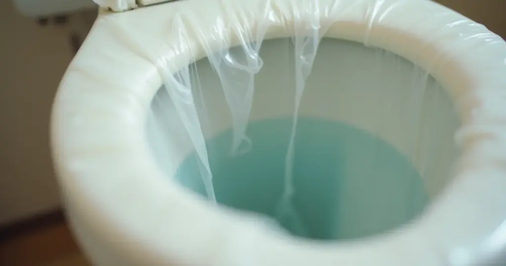 Desentupir Vaso Rápido: O Truque do Plástico Filme! Desentupir Vaso Rápido: O Truque do Plástico Filme!