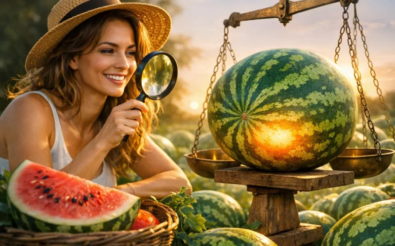 Escolher Melancia: O Segredo da Mancha de Campo Revelado!