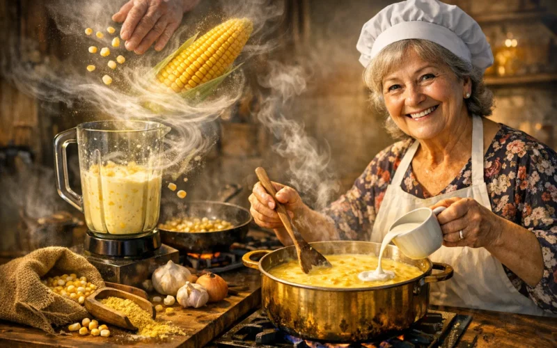 Faça Creme de Milho Cremoso: O Segredo da Vovó Revelado!