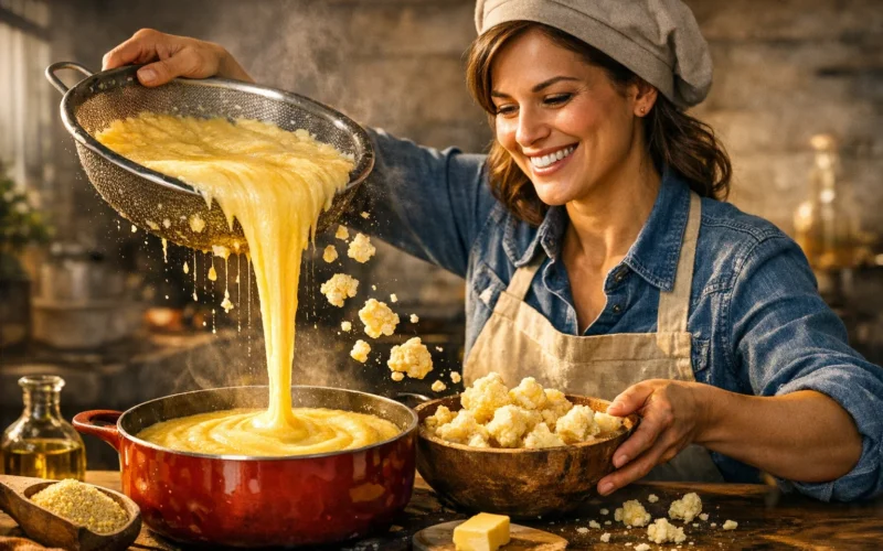 Fazer Polenta Cremosa Sem Grumos: O Segredo Revelado!