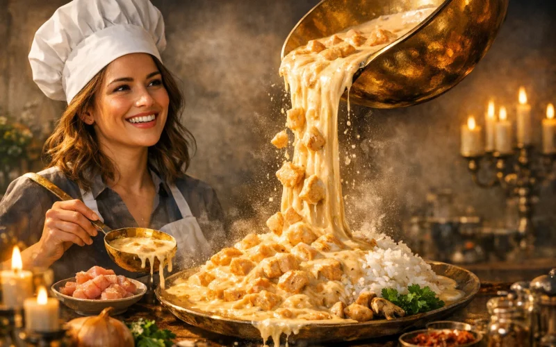 Fazer Strogonoff de Frango: O Segredo para a Cremosi dade Perfeita