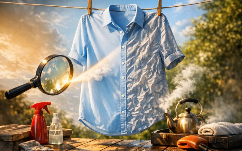 Tirar Amassado da Roupa Sem Ferro: 5 Truques Infalíveis!