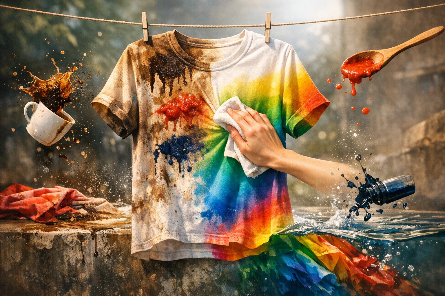 Tirar Mancha de Roupa Colorida Sem Desbotar: O Guia Definitivo 2026