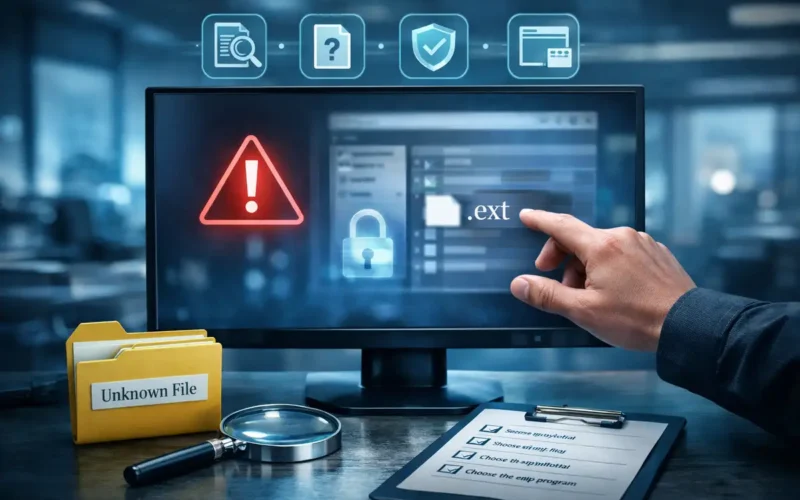 Como abrir um ficheiro desconhecido? Tutorial seguro para identificar a extensão e escolher o programa certo